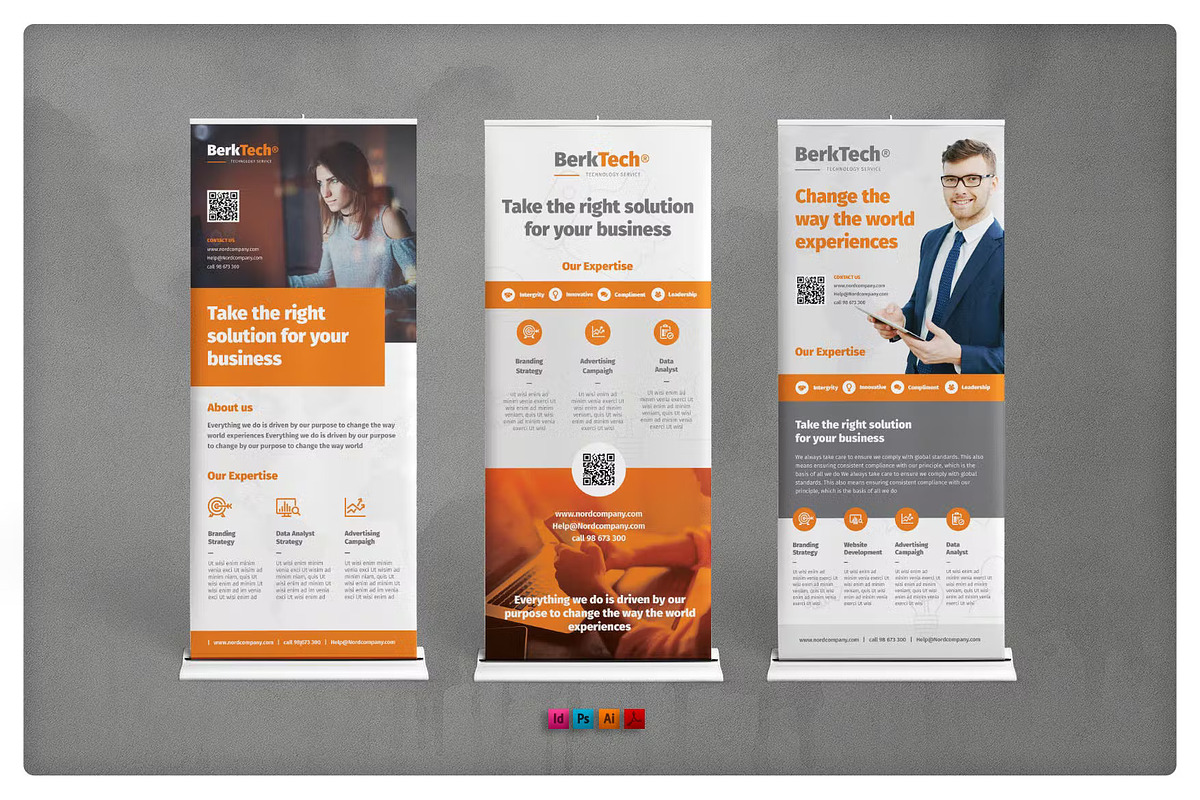 Roll up Banner, a Marketing Template by Proonty