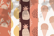 Summer Fun Clipart & Patterns, a Pattern Graphic by Sweet Fig (Thumbnail 5 of 9)