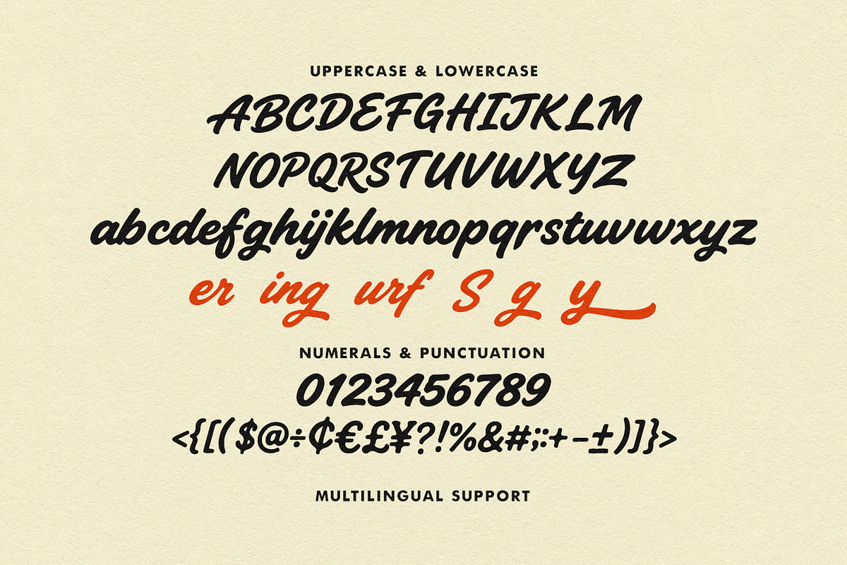 Aethics Surfing Summer Script Font, a Script Font by Maulana Creative (Photo 5 of 7)