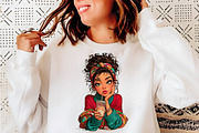 Quirky Girl New Year Clipart, an Illustration by SinaCreation (Thumbnail 10 of 11)