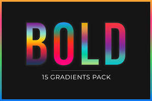 BOLD - 15 Creative Gradients