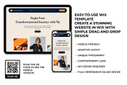 Landing Page Template for a Coach, a Wix Template by U Design (Thumbnail 5 of 10)