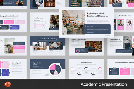 Academic Presentation Powerpoint, a Presentation Template by Fit-tee