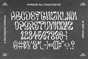 Hypnosis - A Decorative Typeface