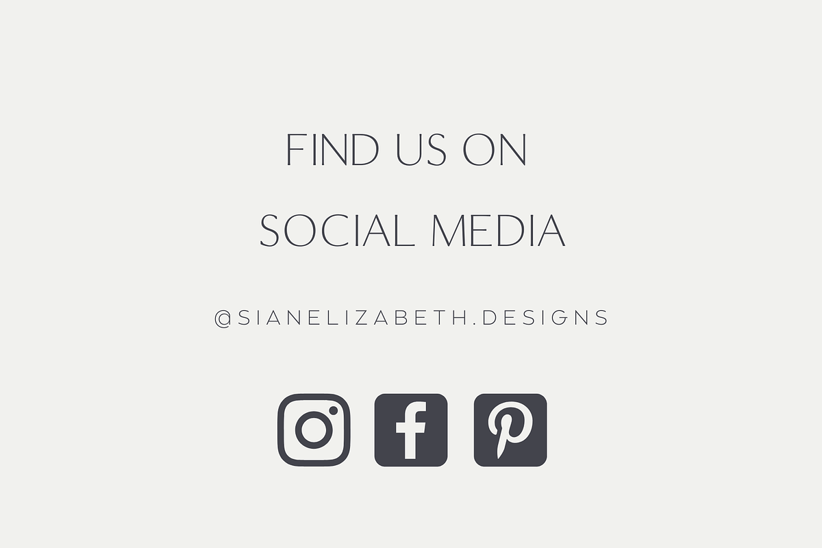 Monochrome Pinterest Templates, a Social Media Template by Sian Elizabeth Designs (Photo 5 of 5)