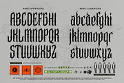 Maytorm Modern Metal Typeface, a Blackletter Font by alit design (Thumbnail 7 of 20)