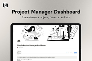 Notion Digital Project Management, a Templates & Theme by Blue Monkey Media