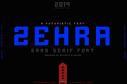 ZEHRA Modern Sans Serif, a Sans Serif Font by Artistic & Unique (Thumbnail 2 of 5)