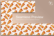 Fast Food Seamless Pattern, a Pattern Graphic by Forhadx5 (Thumbnail 2 of 7)