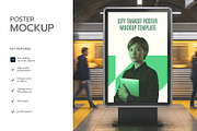Metro Billboard Poster Mockup, an Advertising Mockup by graphypix (Thumbnail 2 of 4)