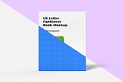 US Letter Hardcover Book Mockup, a Books & Magazine Mockup by Illusiongraphic (Thumbnail 13 of 29)