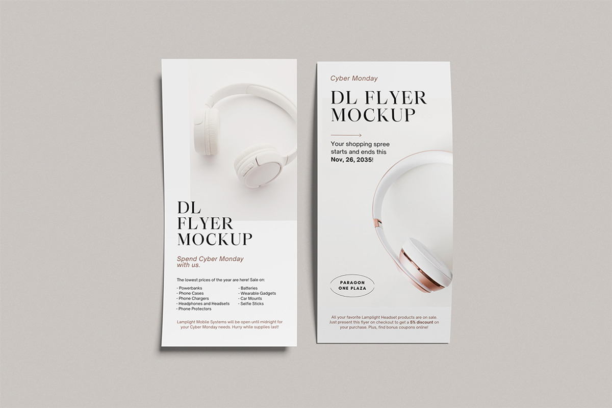 DL Flyer Mockup, an Advertising Mockup by swsi-studio (Photo 5 of 5)