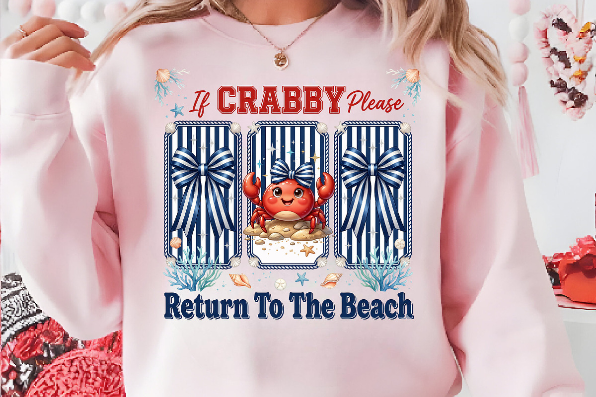 Coquette Bow If Crabby Beach PNG, an Illustration by CreationArt (Photo 9 of 9)