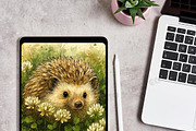 Funny Fall Animals Clipart Bundle, an Illustration by PinPaperStudio (Thumbnail 6 of 7)
