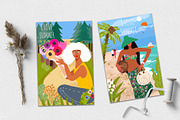 Summer mood, vibes cards set, a Seasonal Illustration by NataLyaroArt (Thumbnail 4 of 9)