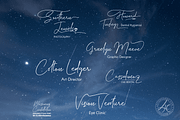 Blossoming Constellation Font, a Handwritten Font by Letterhanna Studio (Thumbnail 2 of 13)