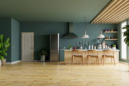 Cozy Modern kitchen room interior, an Architecture Photo by vanitjan