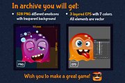 Cartoon funny stickers, an Icon by Chuchilko shop (Thumbnail 4 of 4)