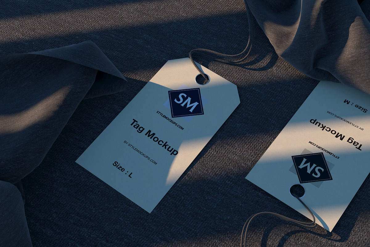Hanging Tag Mockups, an Apparel Mockup by StyleMockups (Photo 4 of 7)
