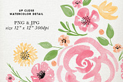Watercolor Pink Floral Cross Invite, an Invitation Template by La Bella Rue (Thumbnail 4 of 4)