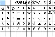 1689 Almanach Complete Set, a Serif Font by GLC Foundry (Thumbnail 5 of 5)