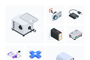 Devices Isometric Icons, a Duotone Icon by Vectors Market (Thumbnail 9 of 16)