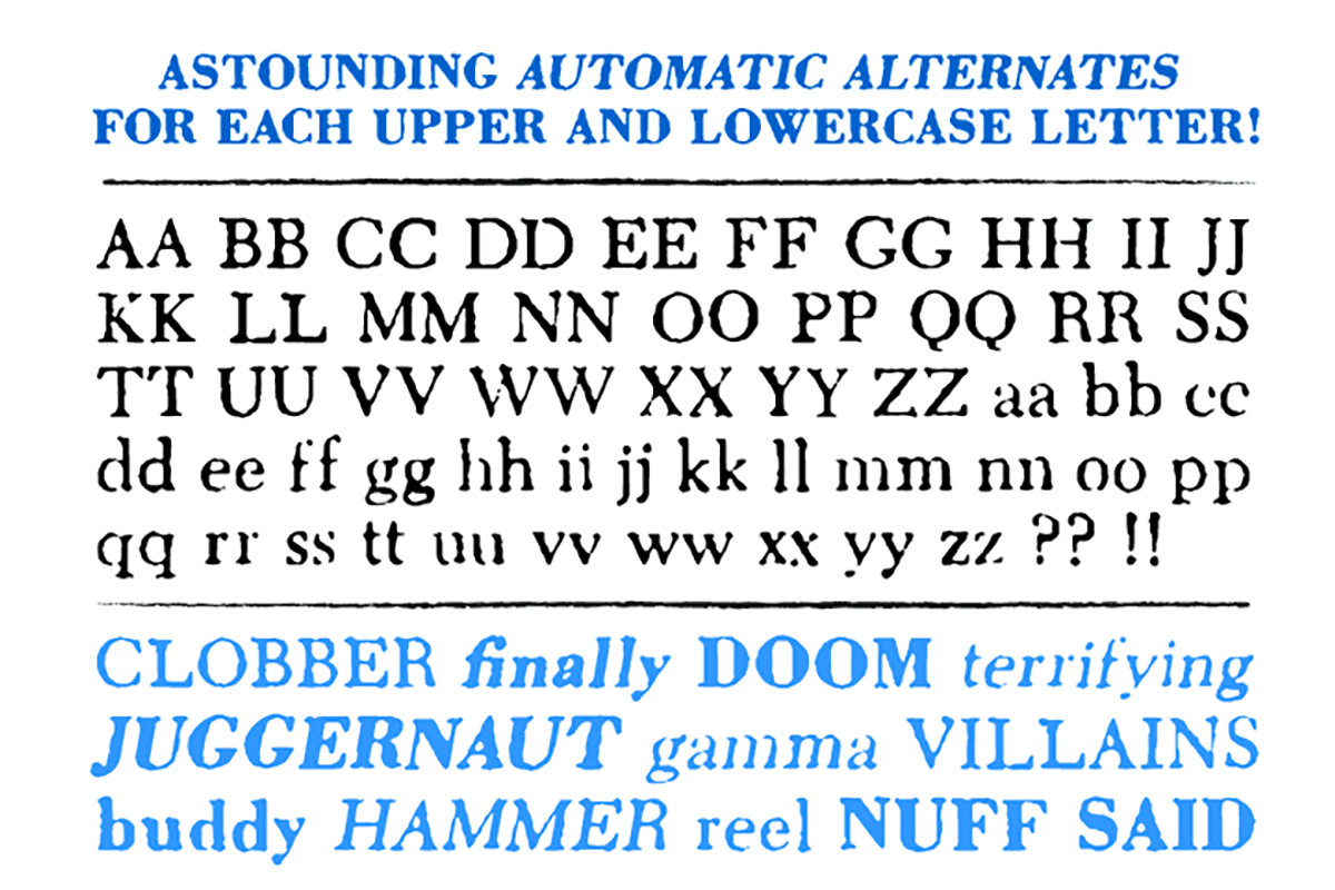 Letterhack Serif preview 4