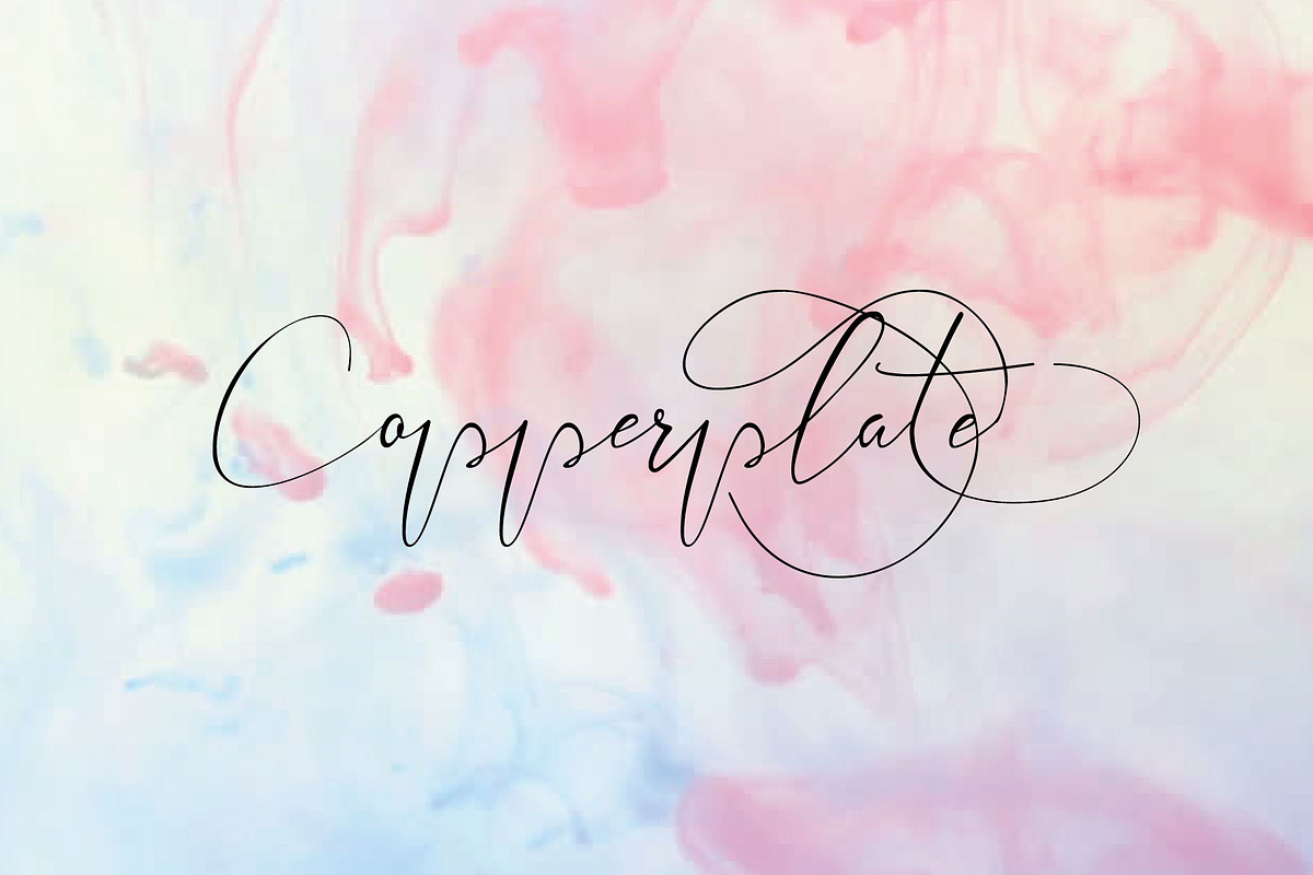 Andora Ardelion - copperplate font, a Script Font by Gittype (Photo 8 of 11)
