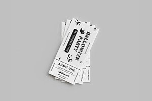 Halloween-Ticket, an Invitation Template by MNT-Creator