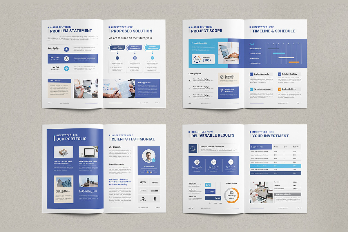 Business Proposal Brochure Template, a Brochure Template by Creativity-Design (Photo 4 of 6)