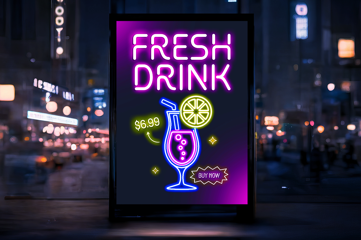 Beacon - Neon Light Party Font preview 2