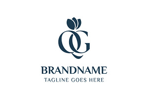 Letters QG Beauty Logo, a Branding & Logo Template by Pray Art Design Studio