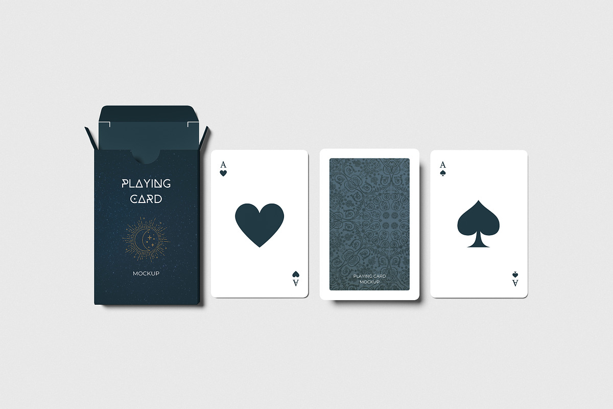 Playing Cards Mockup, an Advertising Mockup by Twins_studio926 (Photo 2 of 5)