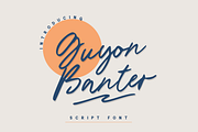 Guyon Banter - Script Font, a Script Font by GFRcreative (Thumbnail 1 of 8)