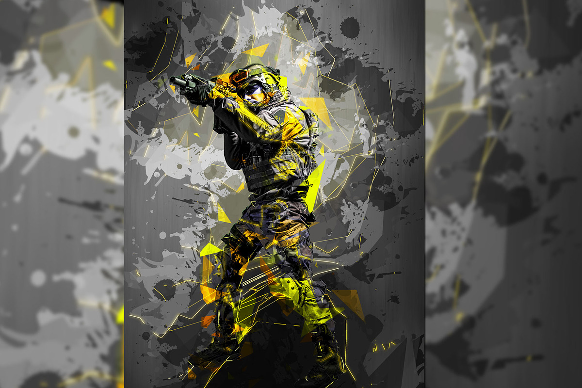 Electrix Paint Photoshop Action, an Action Add-On by Eka Design (Photo 4 of 6)