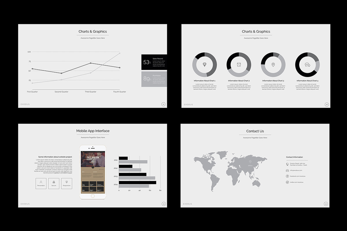 Exodus Keynote Template, a Presentation Template by PreFactory (Photo 4 of 6)