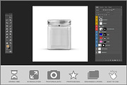A Candle Glass Jar Mockup PSD, a Packaging Mockup by Bruno's Shop (Thumbnail 3 of 4)