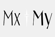 MxMy, a Sans Serif Font by Gaslight (Thumbnail 1 of 4)