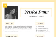 Minimalist Resume Template, a Resume Template by desvibes (Thumbnail 4 of 6)