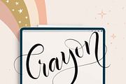 Joyful Procreate Brush Calligraphy, a Brush Add-On by HowJoyful  (Thumbnail 12 of 44)