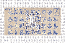 1864 GLC Monogram Set