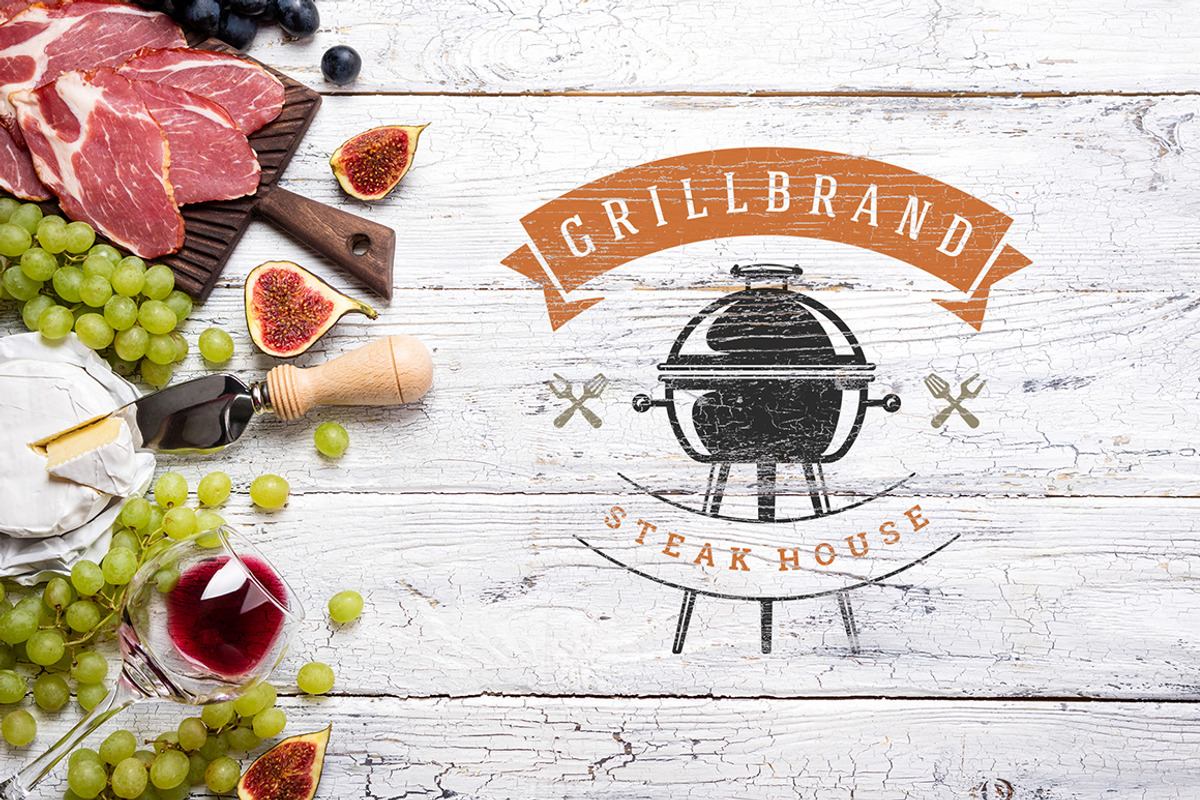 18 Barbecue Logos and Badges, a Branding & Logo Template by Vasya Kobelev (Photo 7 of 14)