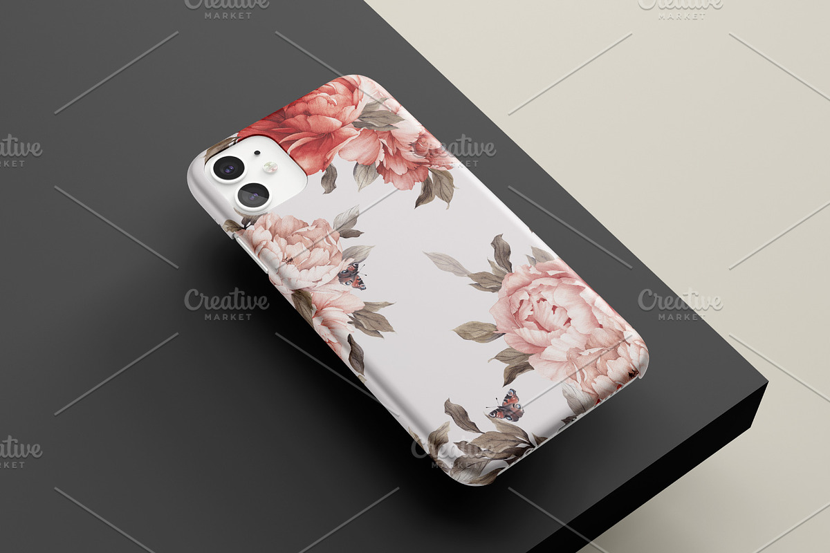 Watercolor Floral Bundle, a Texture Illustration by ollalya (Photo 58 of 112)