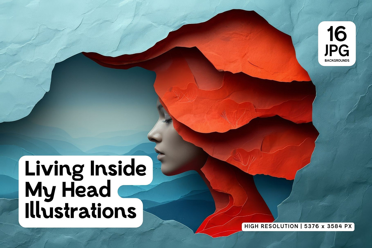 16 Inside My Head Illustrations, a Person Illustration by HipFonts (Photo 1 of 5)