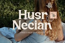 Husr Necian - Bold Serif Typeface