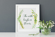 Herbaceous Greens-watercolor set, a Decorative Illustration by Astarte_design (Thumbnail 10 of 13)