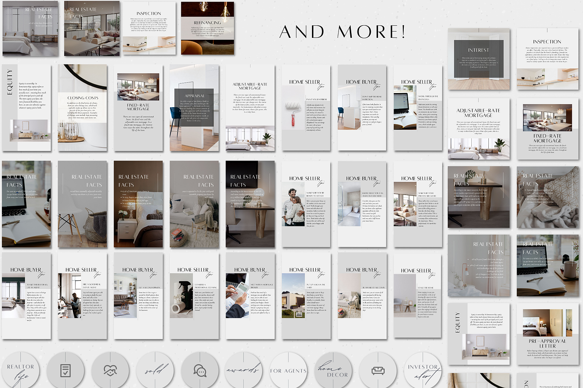 400 Real Estate Social Media Bundle, a Social Media Template by ZoaniDesign (Photo 8 of 10)