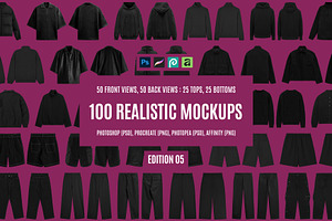 100 Realistic Streetwear Bundle