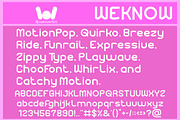 Bicycle Motion font, a Sans Serif Font by weknow (Thumbnail 5 of 8)
