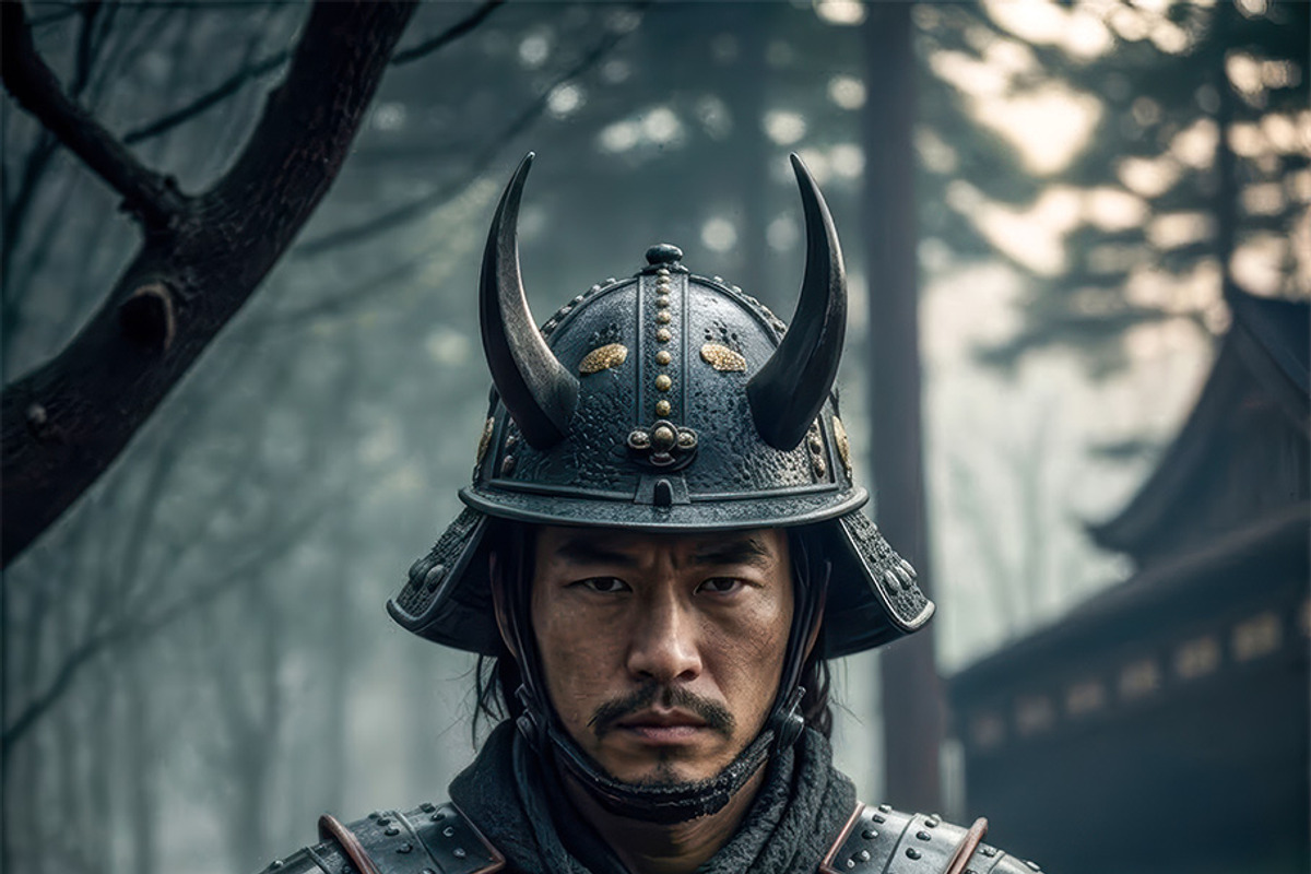 Japanese Samurai Warrior Photos, a Person Illustration by StockVerse Creative (Photo 4 of 4)